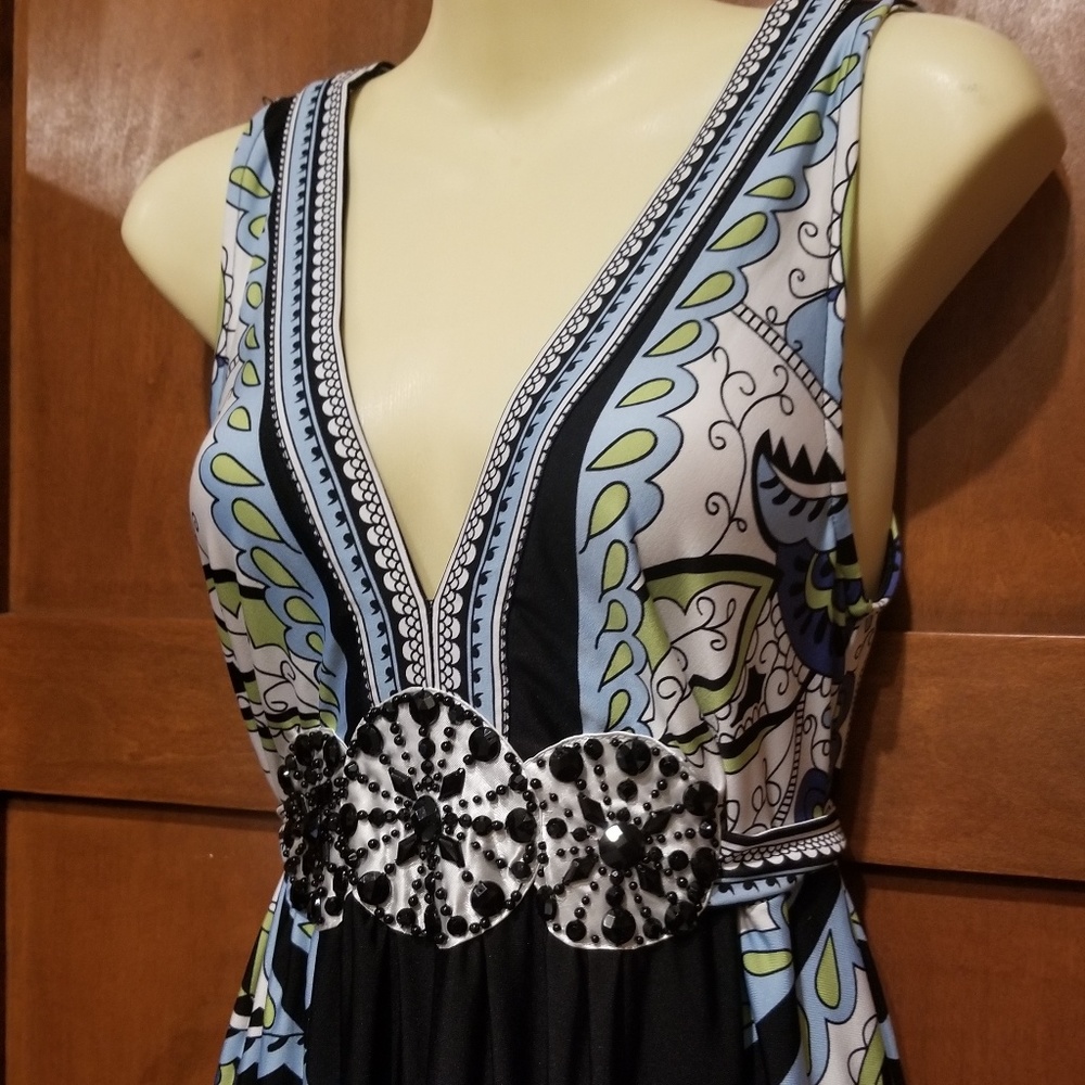 Arden B Floral Stunning Maxi Dress Xsmall